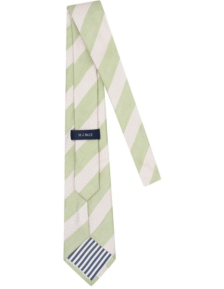 Pembroke Tie in Ivory Green image 2