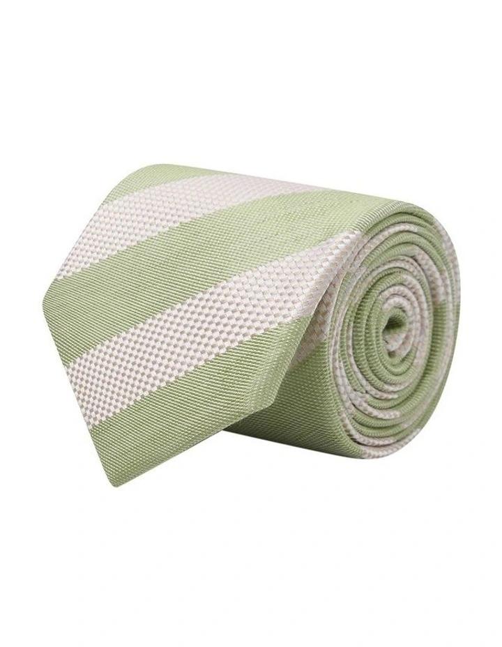 Pembroke Tie in Ivory Green image 3