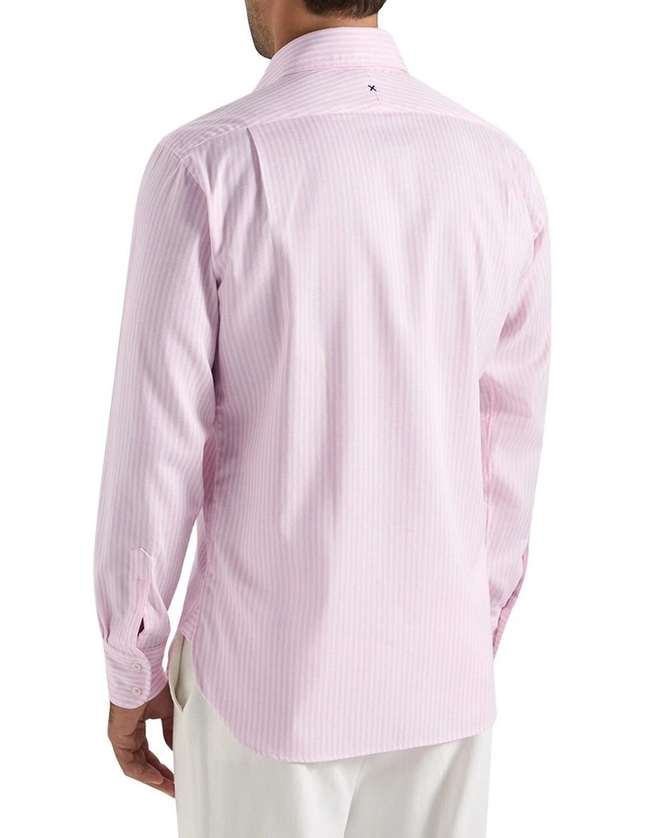 Piccadilly Stripe Shirt in Dolomite Pink image 2