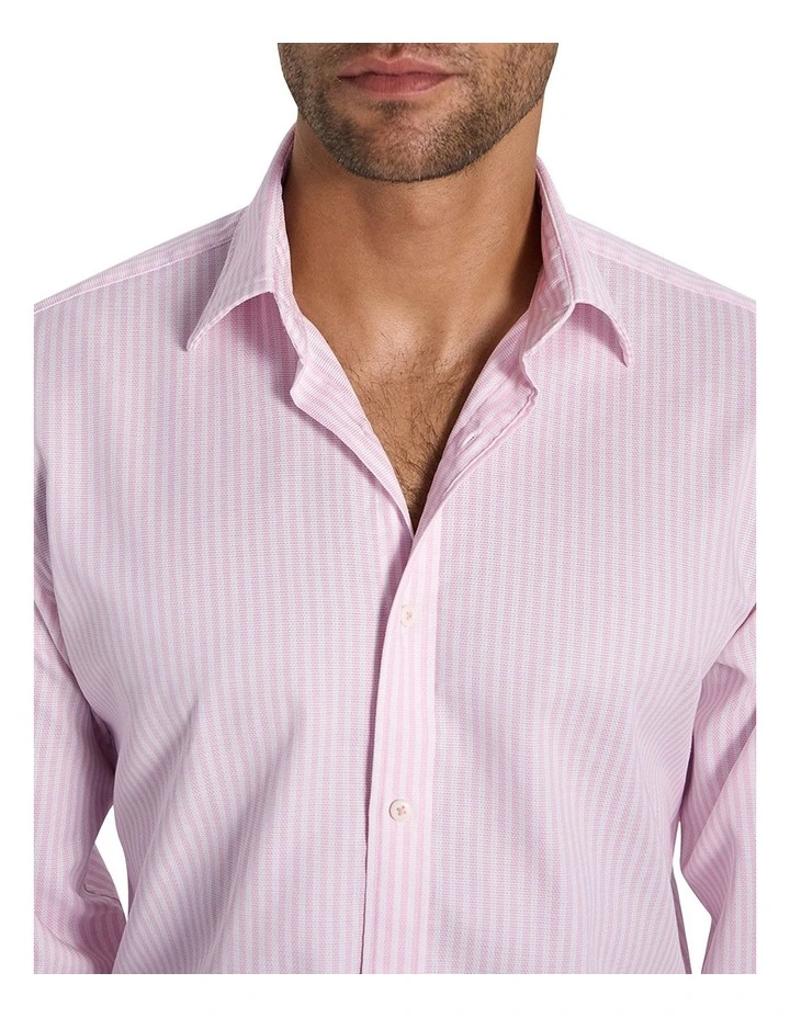 Piccadilly Stripe Shirt in Dolomite Pink image 4