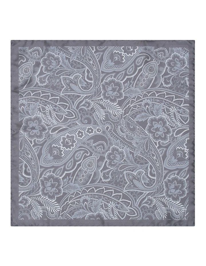 Rossetti Pocket Square in Grey image 1