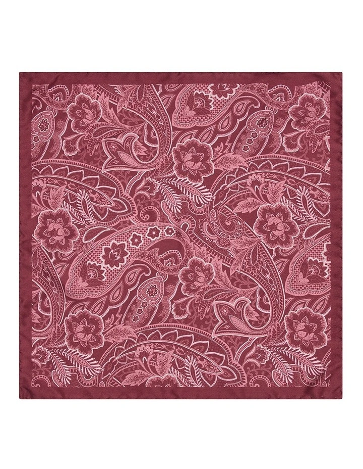Rossetti Pocket Square in Red image 1