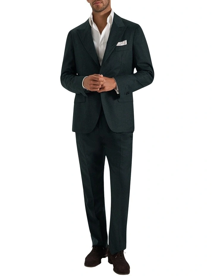 Timaru Trouser in Green Melange image 4