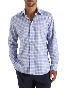 Torrington Check Shirt in Ice Blue