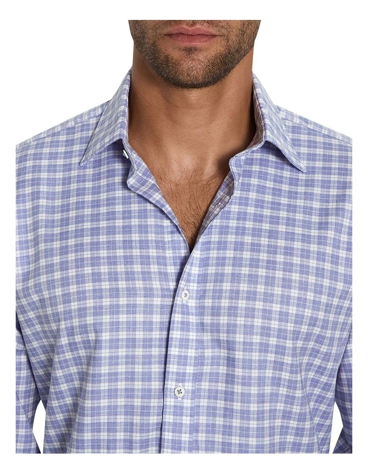 Torrington Check Shirt in Ice Blue image 2