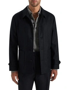 Wicklow Coat in Charcoal