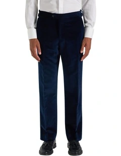 Bowie Flat Front Trouser in Navy