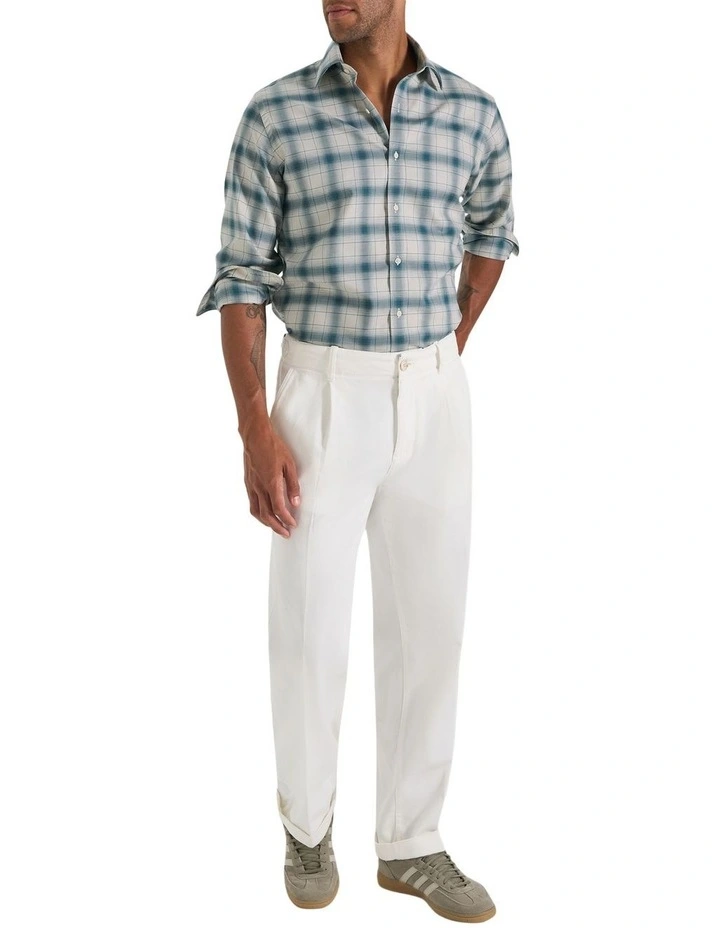 Burlington Check Shirt in Arctic Green image 5