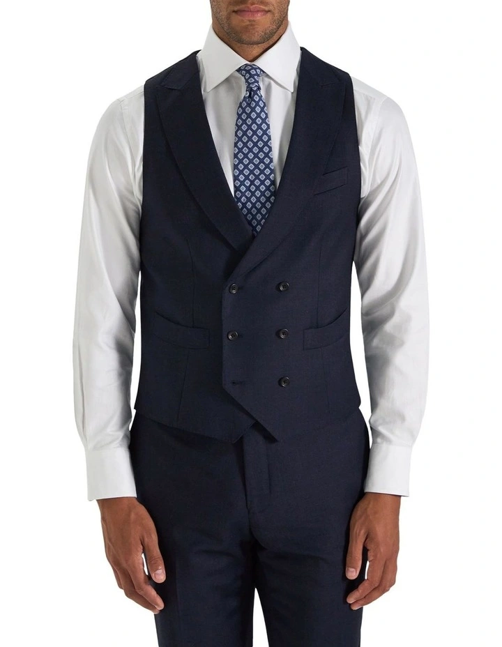 Carroway Waistcoat in Navy image 1