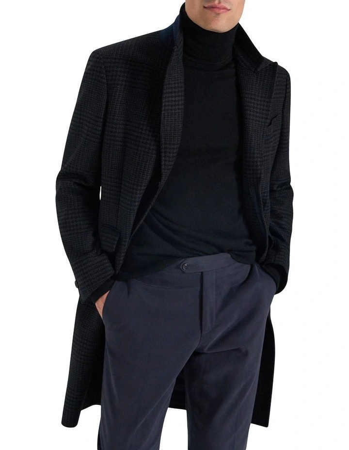 Culloden Coat in Black Grey image 2