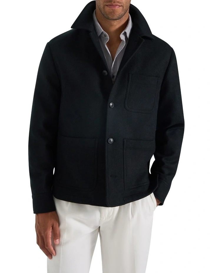Gosford Wool Worker in Black image 3
