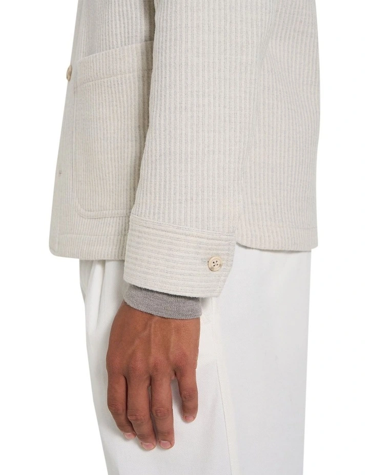 Kurt Wool Worker Jacket in Winter White image 5