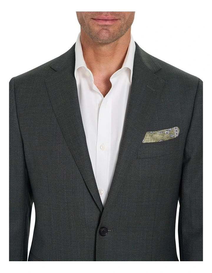 Snowdon Jacket in Green Melange image 4