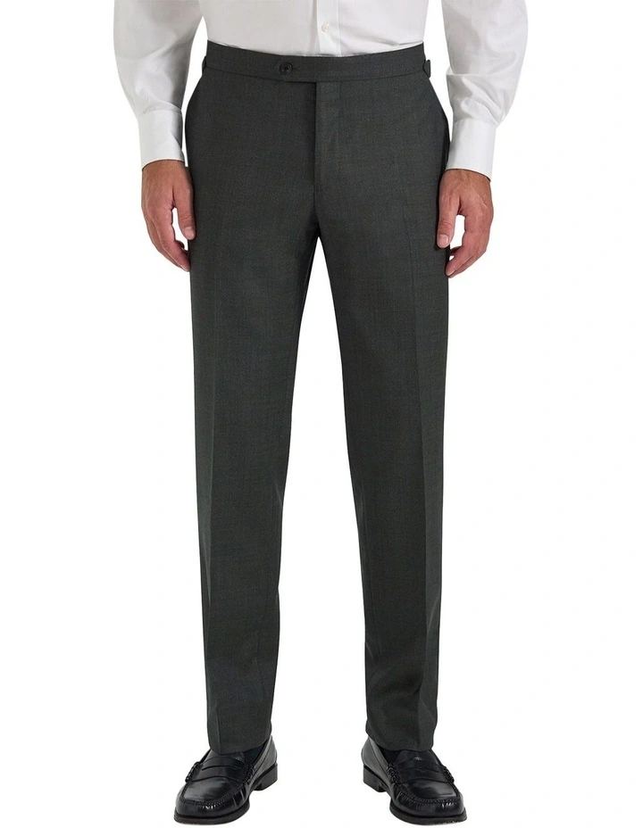 Snowdon Trouser in Green Melange image 1