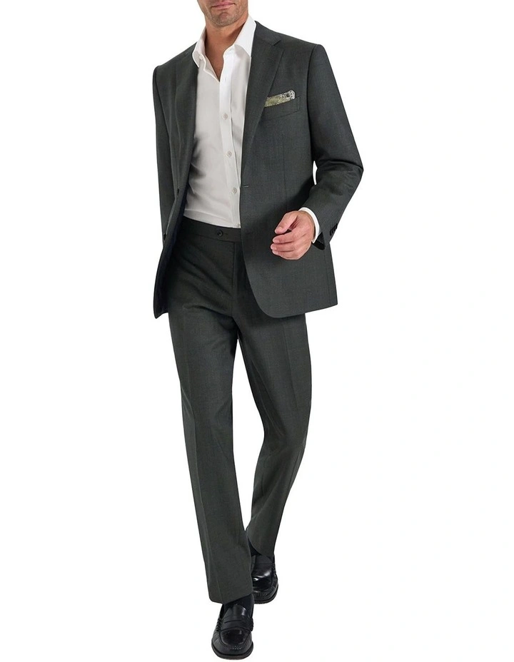 Snowdon Trouser in Green Melange image 4