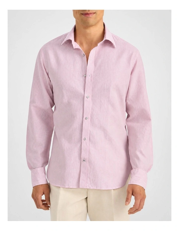 Martelly Stripe Shirt in Pink image 3