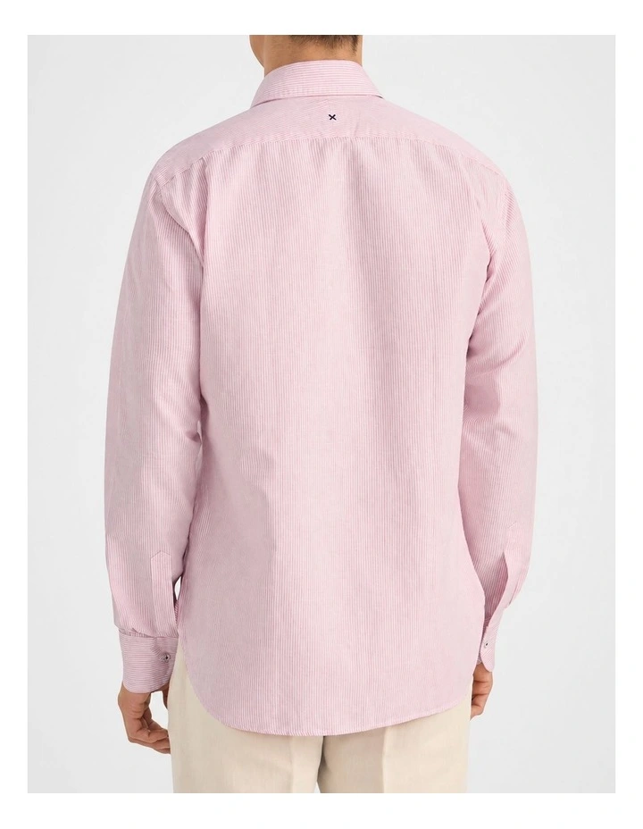 Martelly Stripe Shirt in Pink image 4