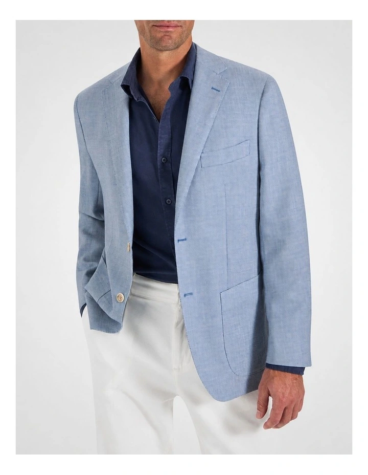 Banksy Jacket in Blue image 3