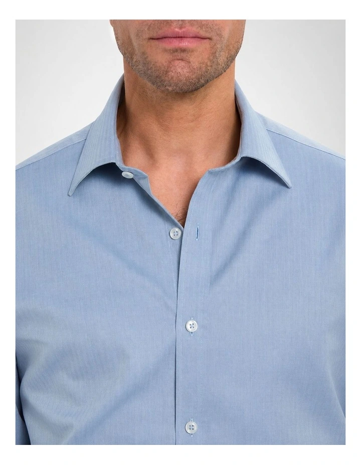 Turlington Shirt in Mid Blue image 2