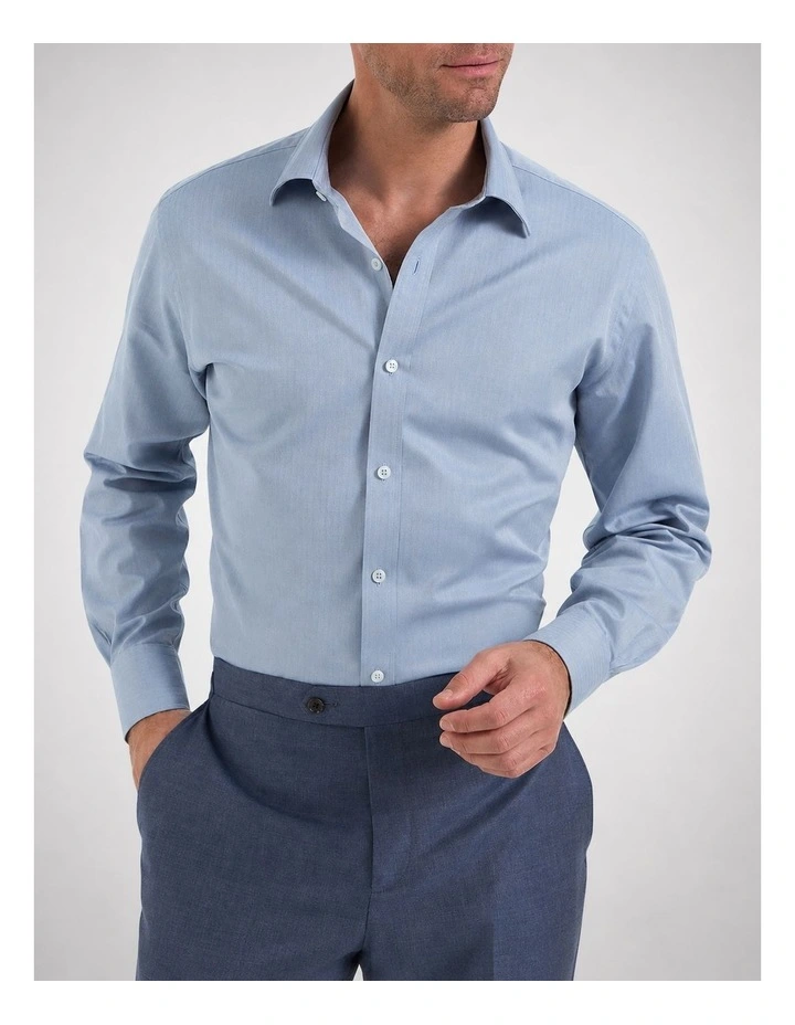Turlington Shirt in Mid Blue image 3
