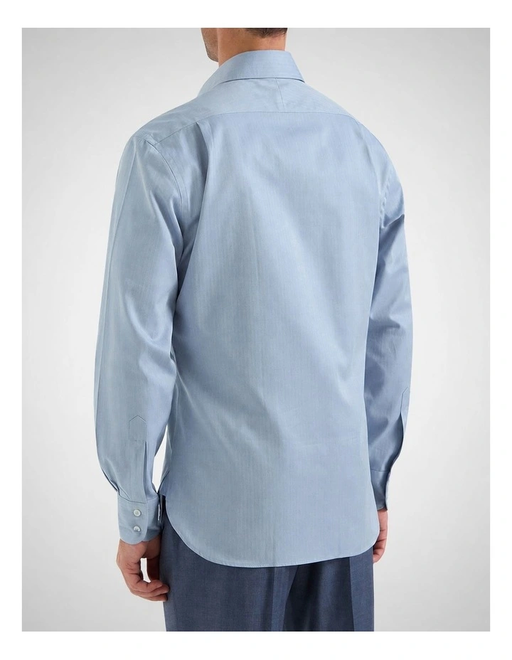 Turlington Shirt in Mid Blue image 4