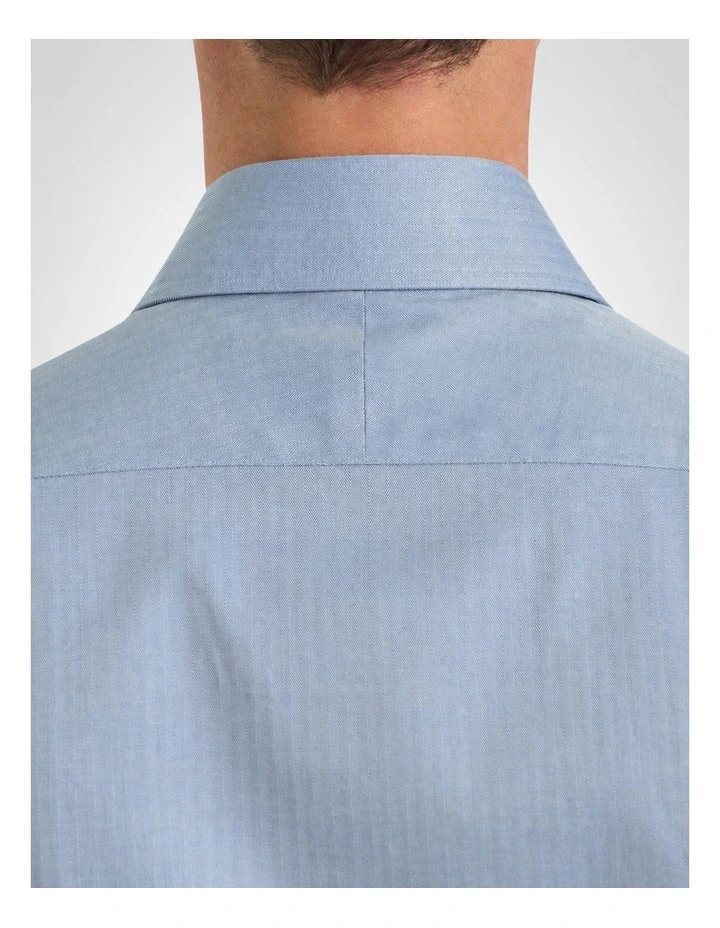 Turlington Shirt in Mid Blue image 5