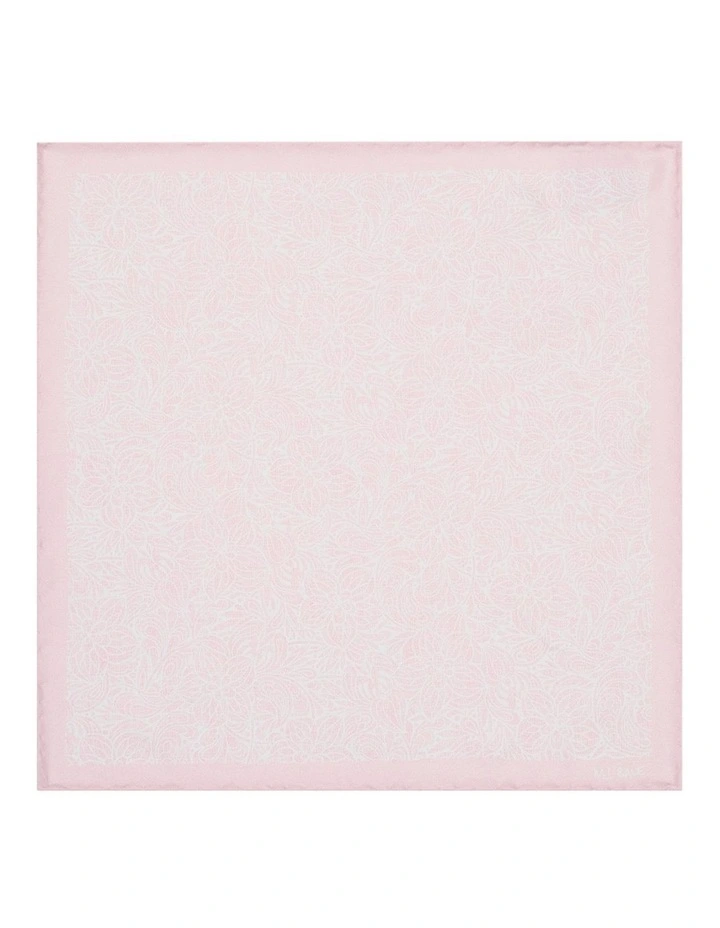 Belleville Pocket Square in Pink image 1