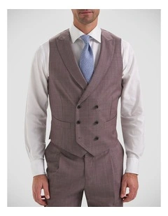 Benozzo Waistcoat in Vintage Crimson