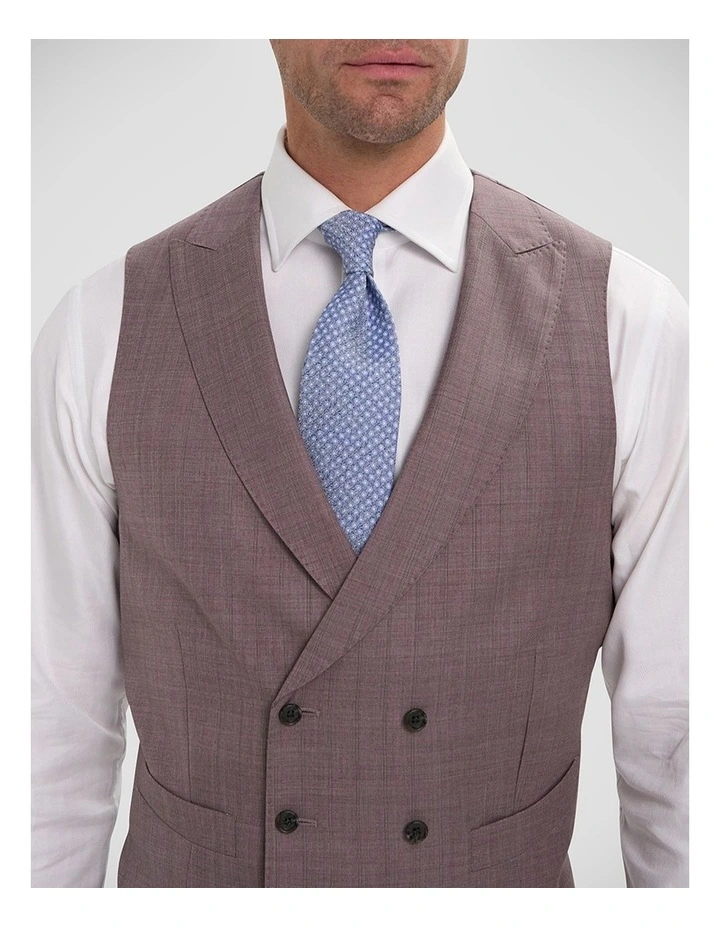 Benozzo Waistcoat in Vintage Crimson image 2