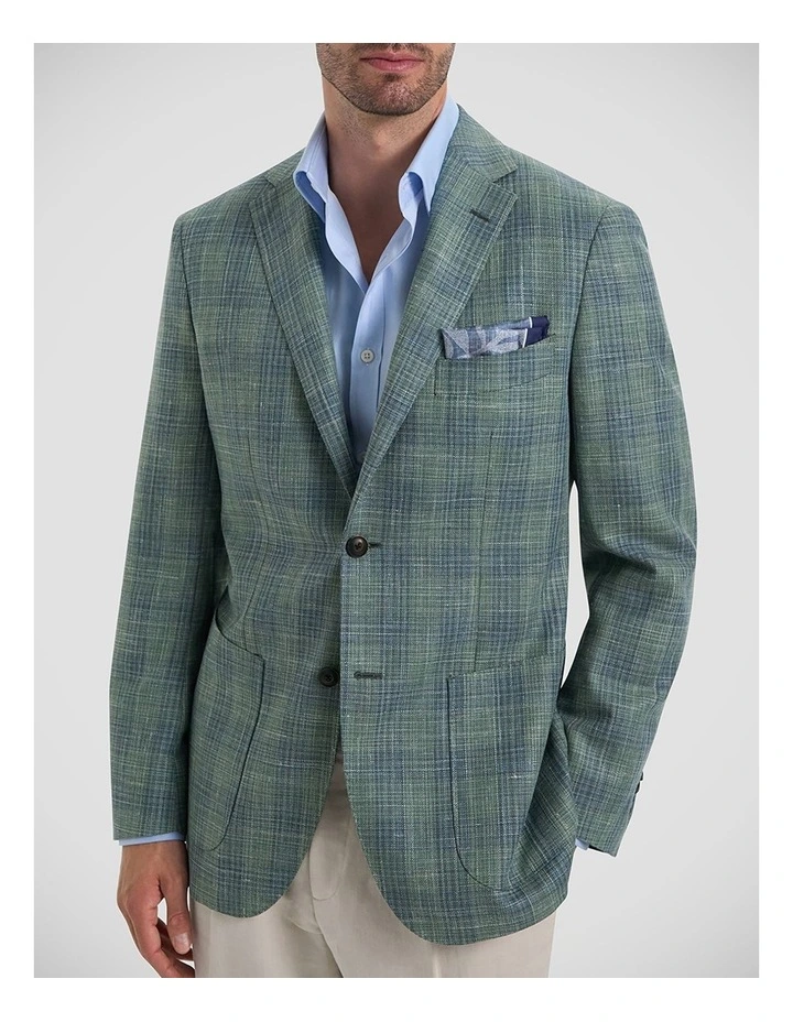 Bonnard Jacket in Green Blue image 1