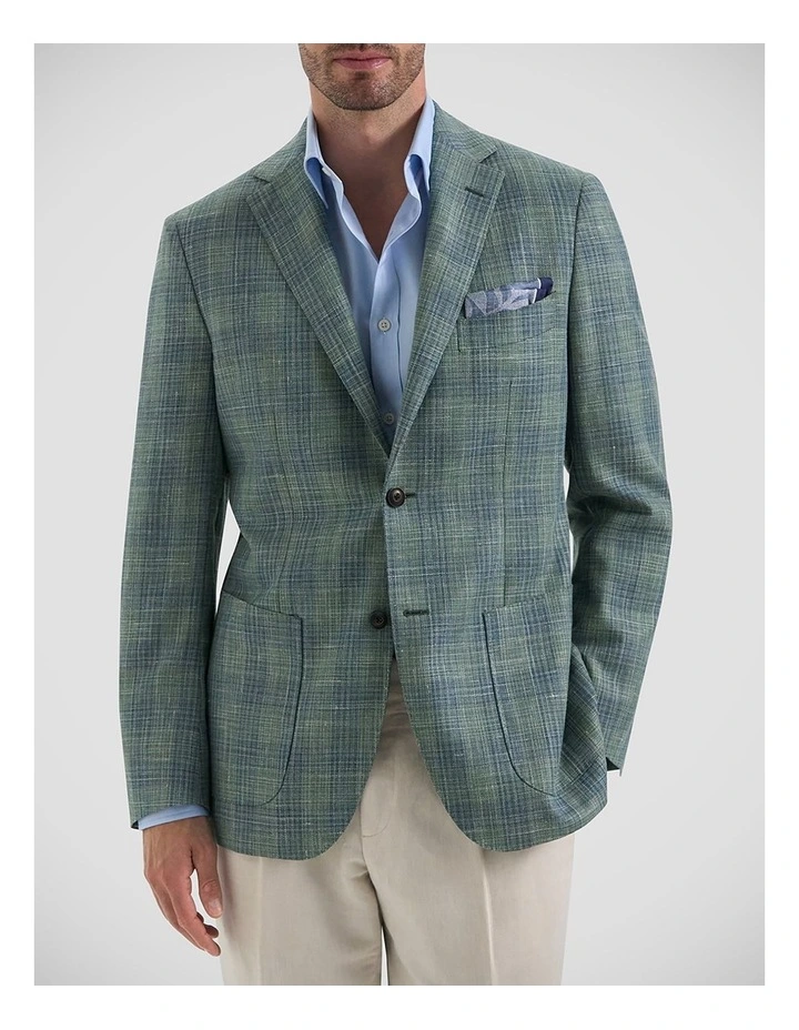 Bonnard Jacket in Green Blue image 3