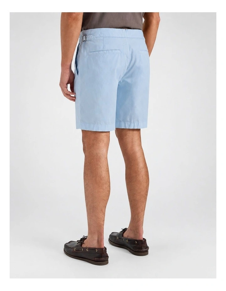 Bradley Twill Side Tab Short in Ice Blue image 2