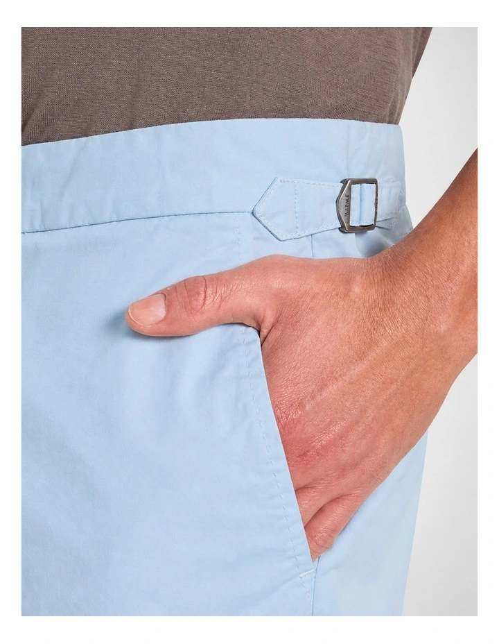 Bradley Twill Side Tab Short in Ice Blue image 3