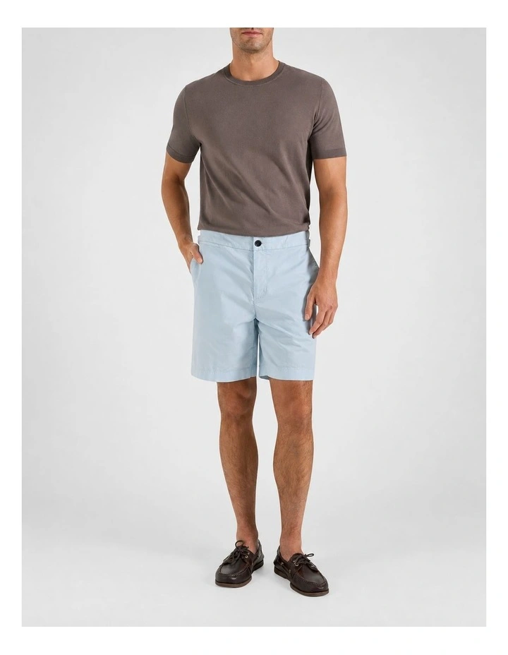 Bradley Twill Side Tab Short in Ice Blue image 4