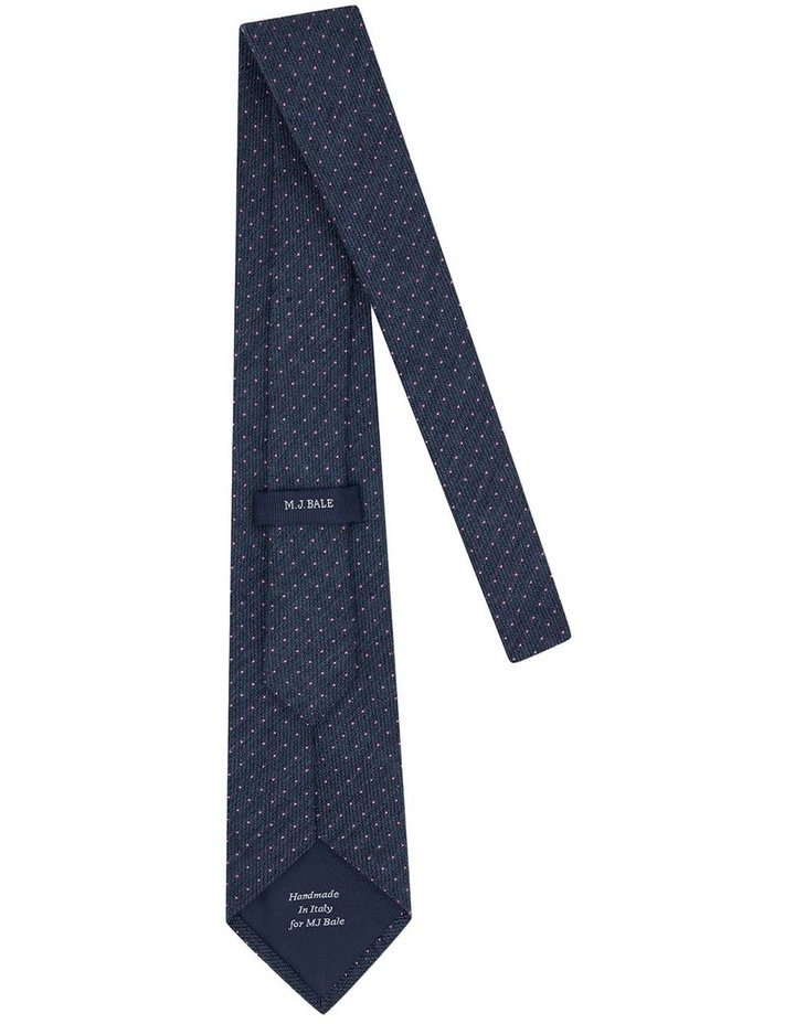 Cardinale Tie in Navy Pink image 3