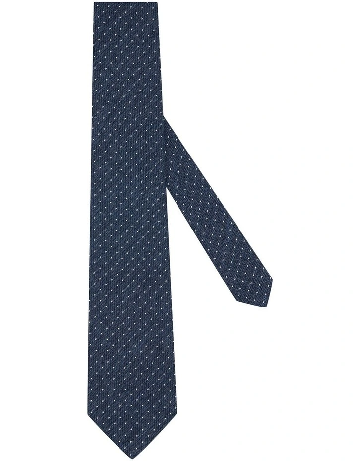 Cardinale Tie in Navy White image 2