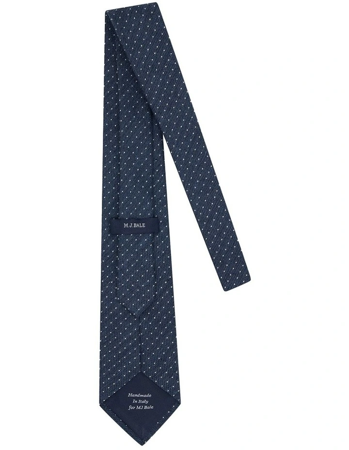 Cardinale Tie in Navy White image 3