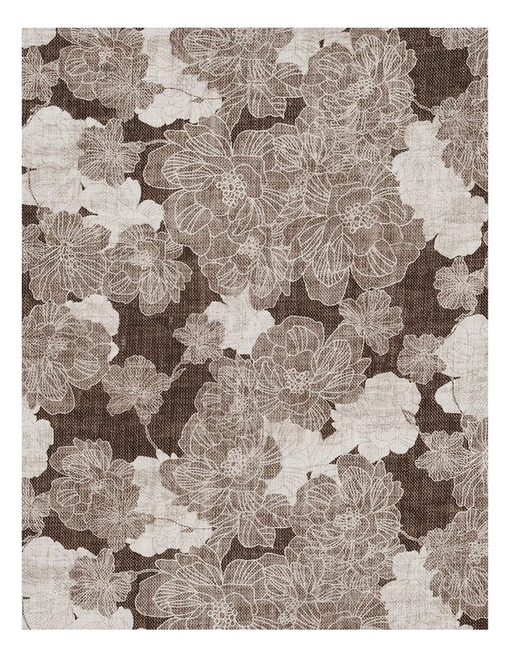 Civita Pocket Square in Brown White image 3
