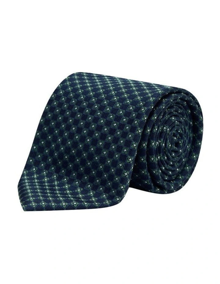 Elio Tie in Navy Green image 1