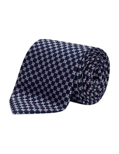 Elio Tie in Navy Pink
