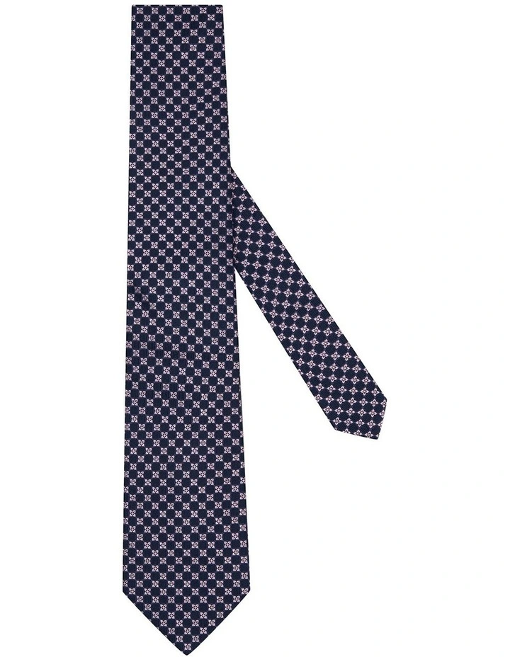 Elio Tie in Navy Pink image 2