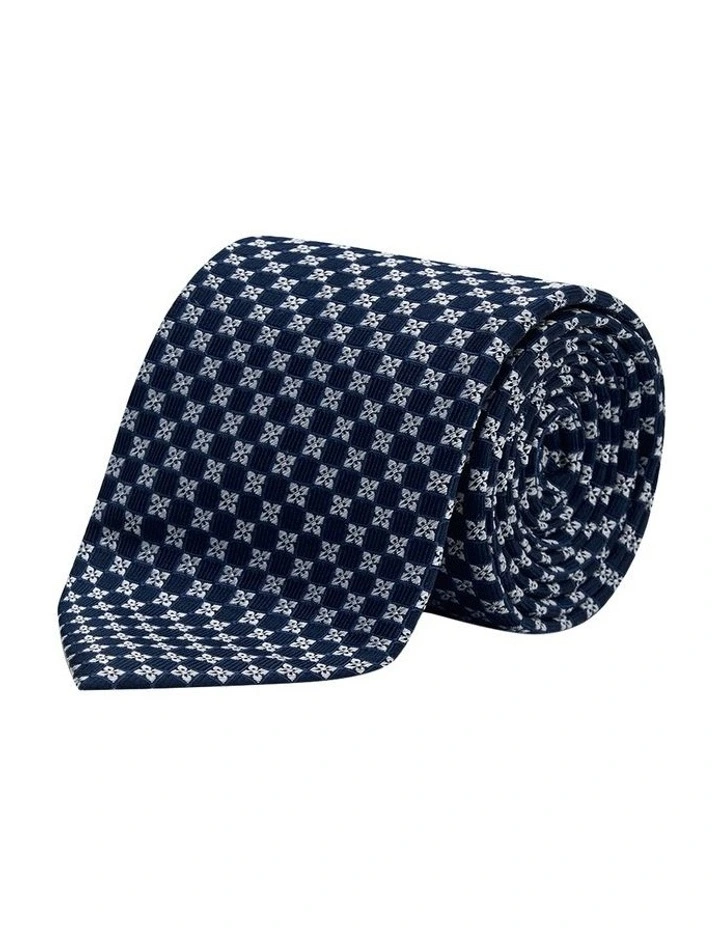 Elio Tie in Navy White image 1