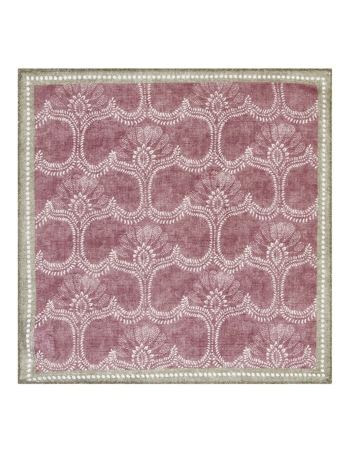 Fabro Pocket Square in Brown Burgundy image 1