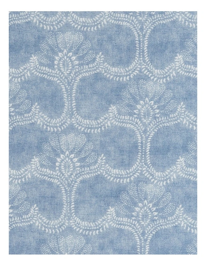 Fabro Pocket Square in Navy Sky image 3