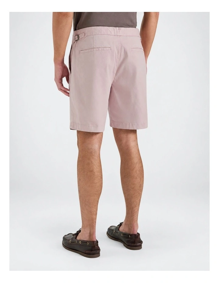 Farrelly Dobby Side Tab Short in Chalk Pink image 2