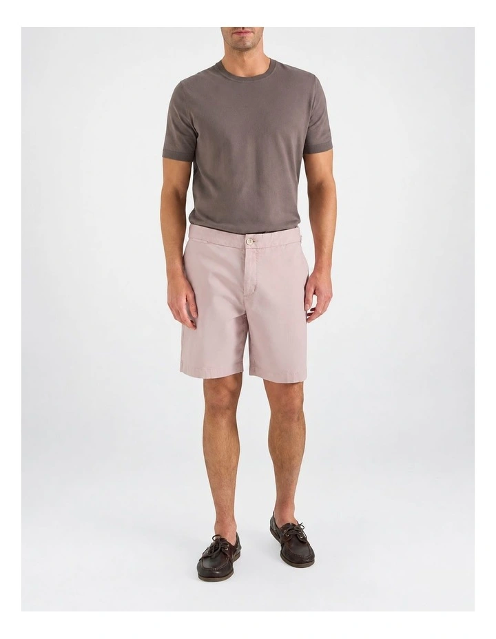 Farrelly Dobby Side Tab Short in Chalk Pink image 4