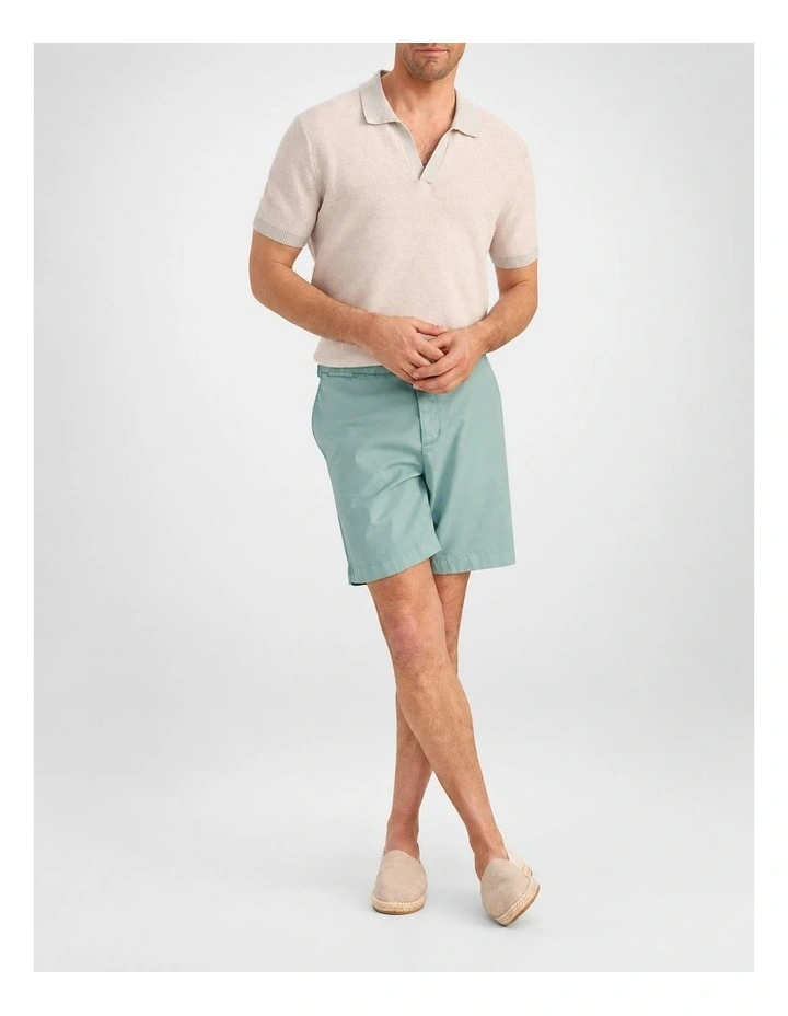 Farrelly Dobby Side Tab Short in Mint image 4