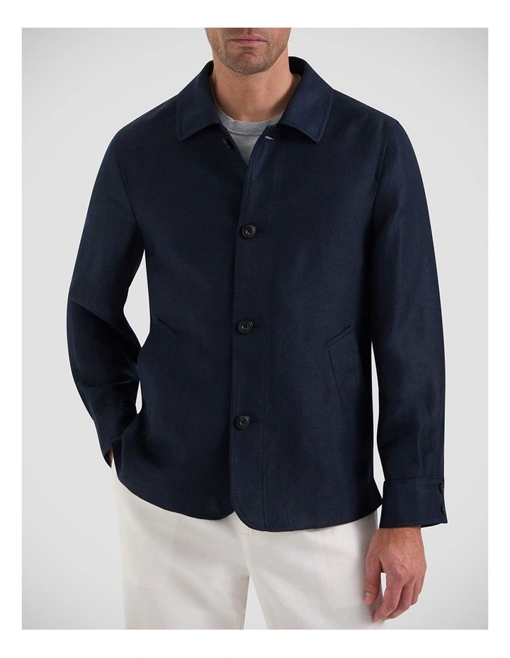 Heysen Worker Jacket in Navy image 1