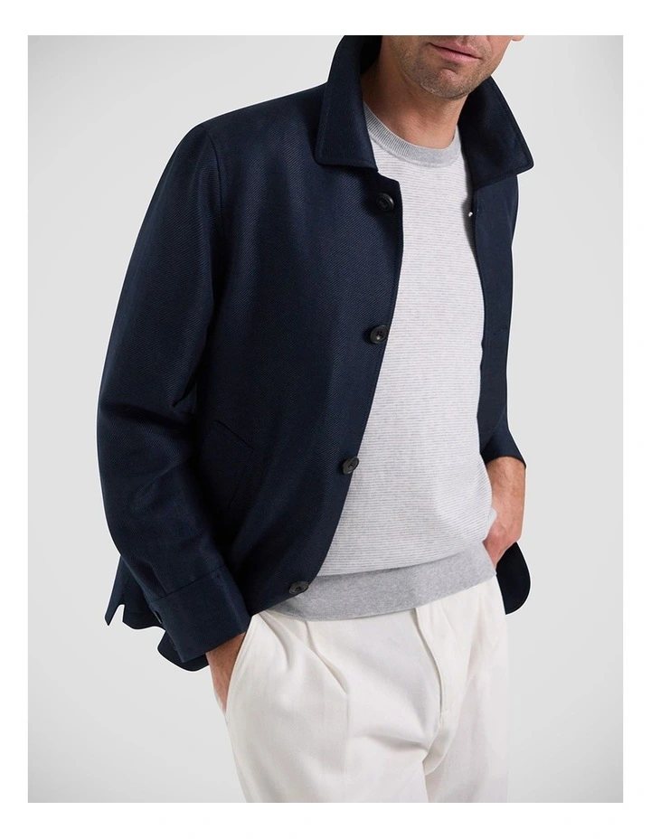 Heysen Worker Jacket in Navy image 3