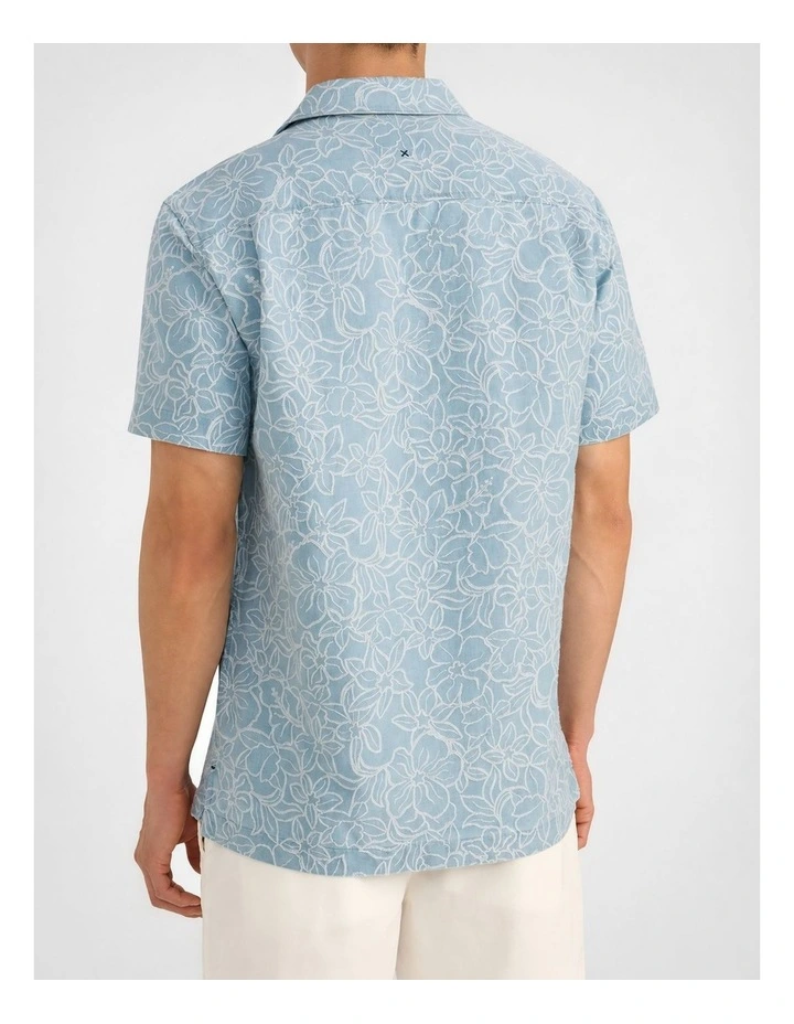 Jolla Camp Collar Shirt in Blue image 2